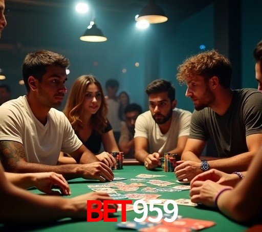 Interface moderna da plataforma bet959